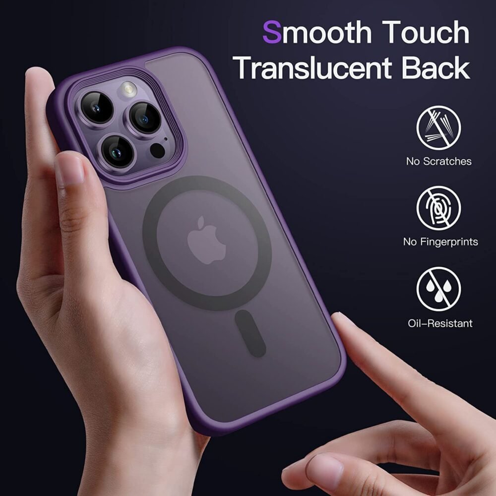 Back Cover Case Compatible with Magnatic Designed for iPhone 14 Pro