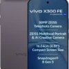Vivo X300 FE 5G 256 GB, 8 GB RAM, Noir Black, Mobile Phone