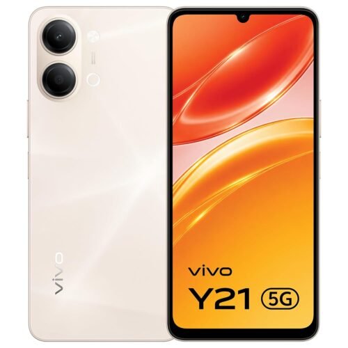 vivo Y21 5G (Straw Gold, 6GB RAM, 128GB Storage)